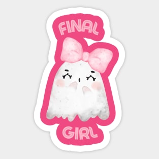 Cute Final Girl Sticker